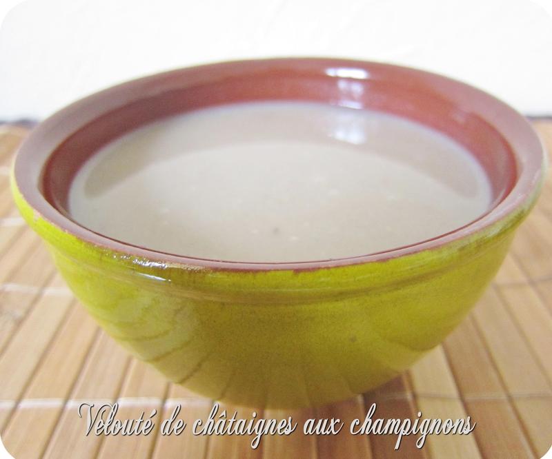 soupe champignon châtaigne (scrap)