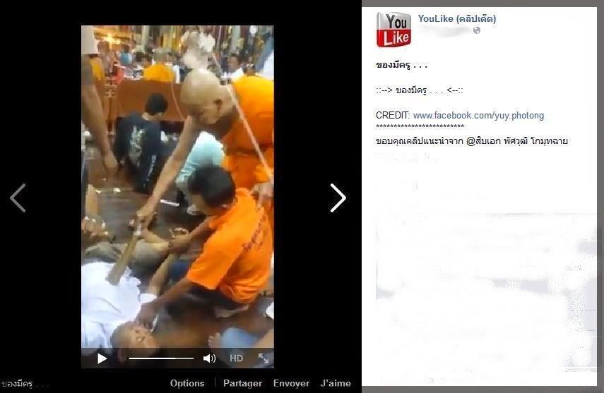 Thaïlande une cérémonie de prière  impressionnante [HD]