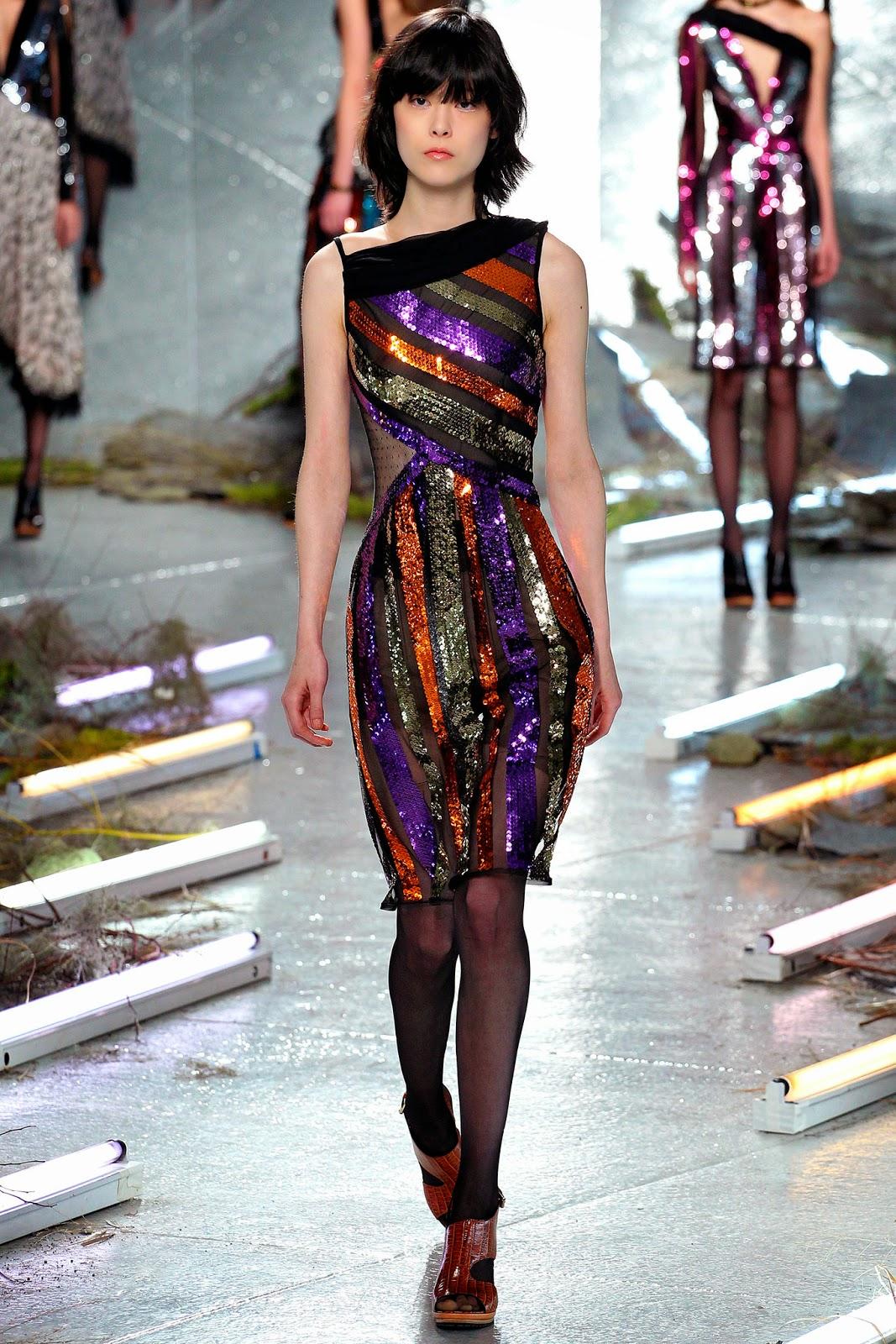 Les oiseaux de paradis du défilé Rodarte...