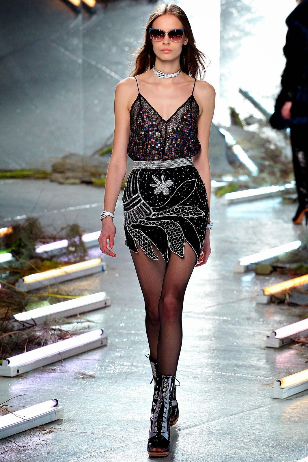 Les oiseaux de paradis du défilé Rodarte...