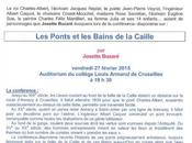 Conférence Salèvienne ponts bains Caille