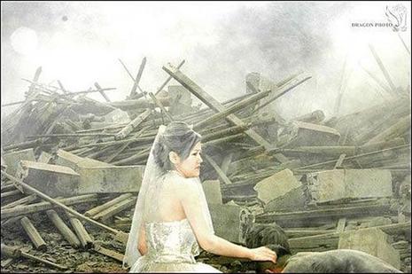 Mariage pendant un séisme