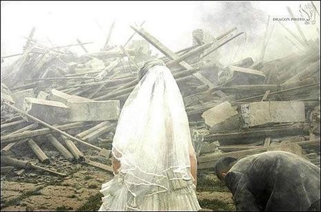 Mariage pendant un séisme