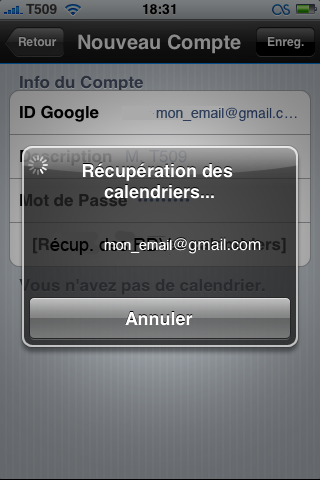 NemusSync : votre calendrier Google sur votre iPhone (MàJ)