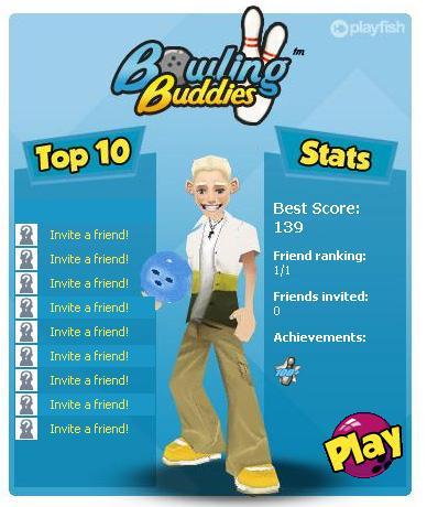 Bowling Buddies : le meilleur jeu sur Facebook