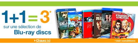 Promo Blu-ray Amazon 2+1 Gratuit