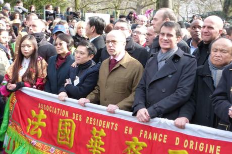 c'était dimanche  février 2015 = nouvel an chinois à Paris XIII