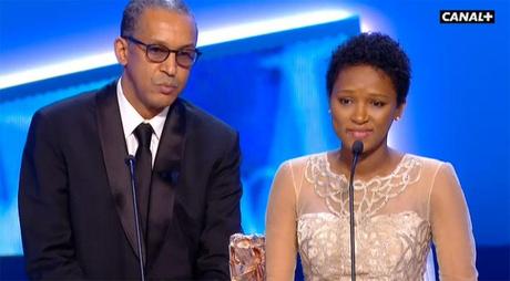Meilleur scénario original: Abderrahmane Sissako et Kessen Tall pour Timbuktu C'était le quatrième César de la soirée pour ce film.