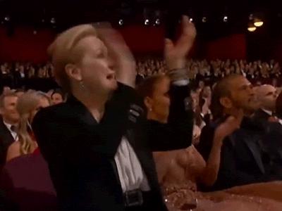 Meryl Streep oscars reaction discours Patricia Arquette