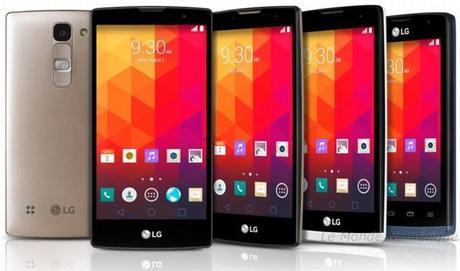 MWC 2015 : LG dévoile 4 nouveaux smartphones de milieu de gamme