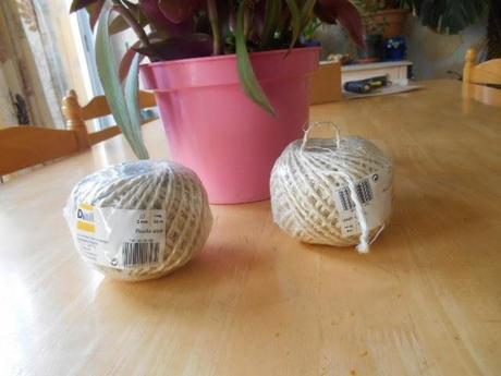 Déco de pot en ficelle