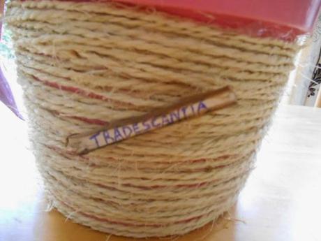 Déco de pot en ficelle