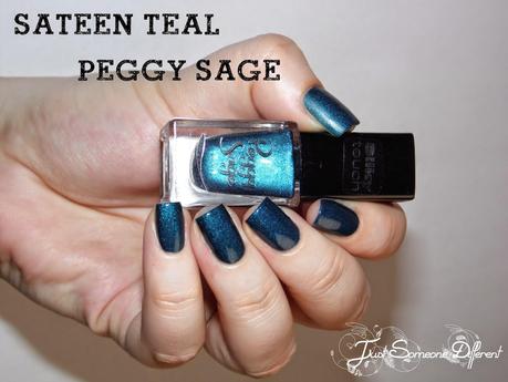 Sateen Teal - Peggy Sage