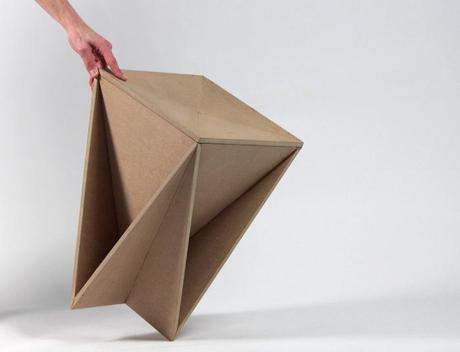 Stool Concept tabouret origami par Guillaume Allemon