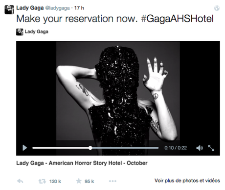 Lady Gaga x American Horror Story Saison 5 Hotel