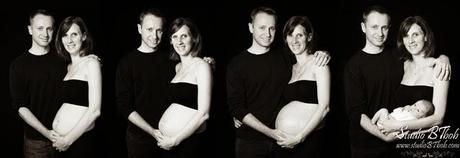 Photos de suivi de grossesse et nouveau-né