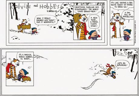 Calvin et hobbes, dernier strip ! 