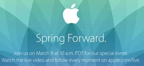 Evénement Apple le 9 mars