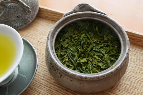 Infusion du sencha, ouverture des feuilles