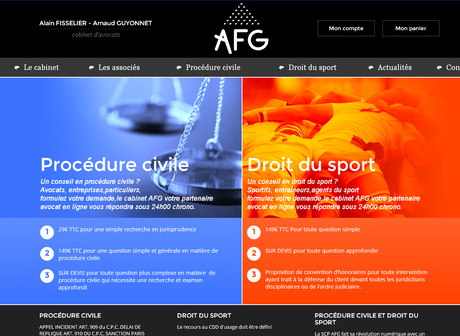 L'agence Nouveau Sens signe le nouveau site AFG....