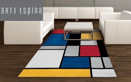 Tapis design mondrian