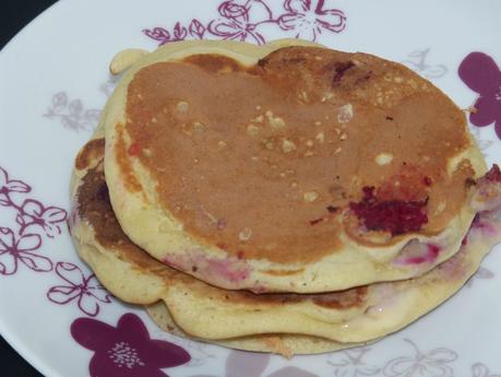 pancake fruits rouges