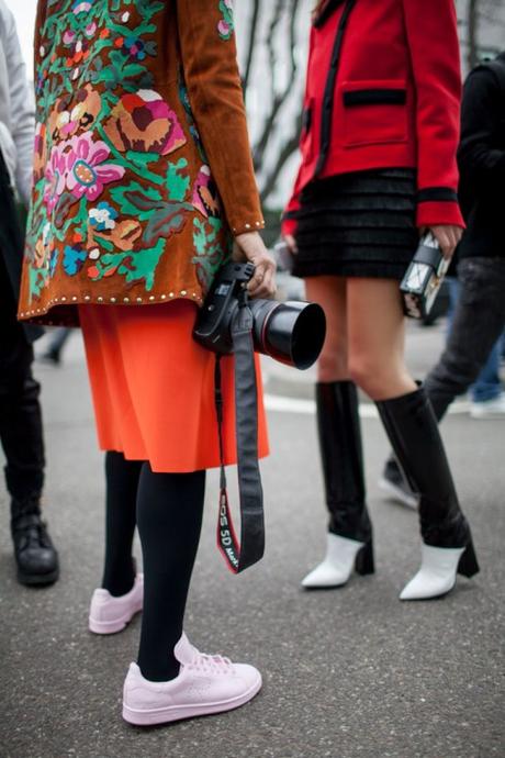 Street Style : dolce moda à la Fashion Week de Milan
