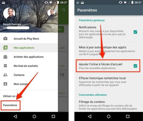 Android : comment désactiver l’ajout de l’icône d’une nouvelle application à l’écran d’accueil