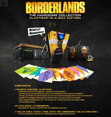 BorderlandsClaptrap Les sorties jeux vidéo de mars  Xbox One sortie ps4 