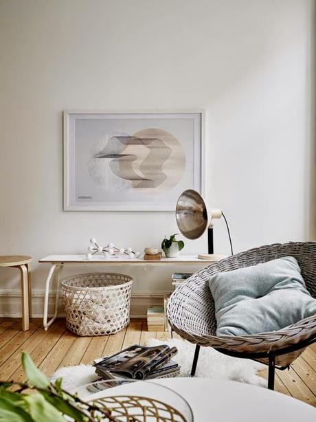 Petit-appartement-pastel-et-bois-Decor-dots-via-Nat-et-nature Sem 9_2015 sur les blogs déco