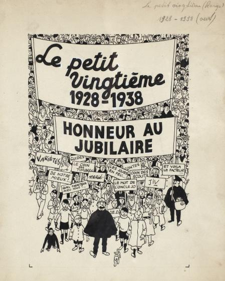 HERGÉ (1907-1983) LE PETIT VINGTIÈME - Estimation  450,000 — 480,000 €