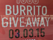 1000 burritos gratuits mars 2015