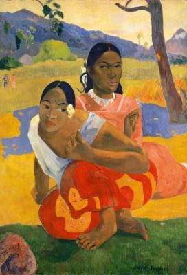 Paul Gauguin Nafea faaipoipo, 1892 Quand te maries-tu?  Huile sur toile, 105 x 77,5 cm  Collection Rudolf Staechelin Photo: Kunstmuseum Basel, Martin P. Bühler 