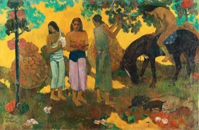 Paul Gauguin  Rupe Rupe, 1899  La Cueillette des fruits  Huile sur toile, 128 x 190 cm  