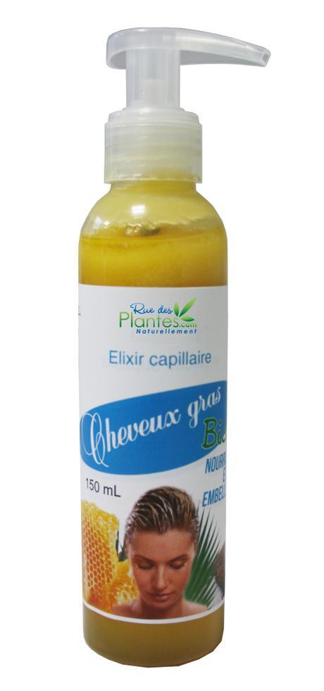 elixir capillaire cheveux gras
