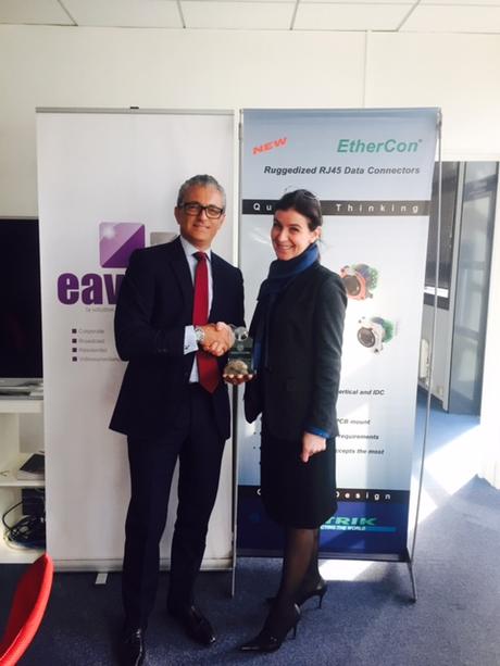 FullSizeRender EAVS reçoit le trophée NEUTRIK des meilleures opportunités de projets 2015