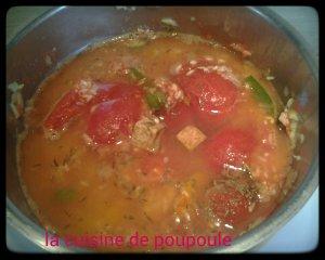 Jambalaya express au thermomix (WW 7pp)