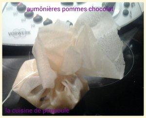 Âumônière pommes chocolat