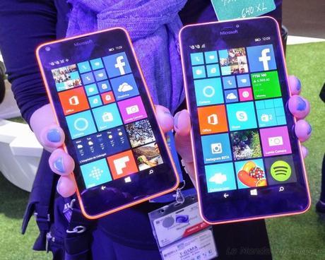 MWC 2015 : Microsoft dévoile deux nouveaux Lumia, les 640 et 640XL