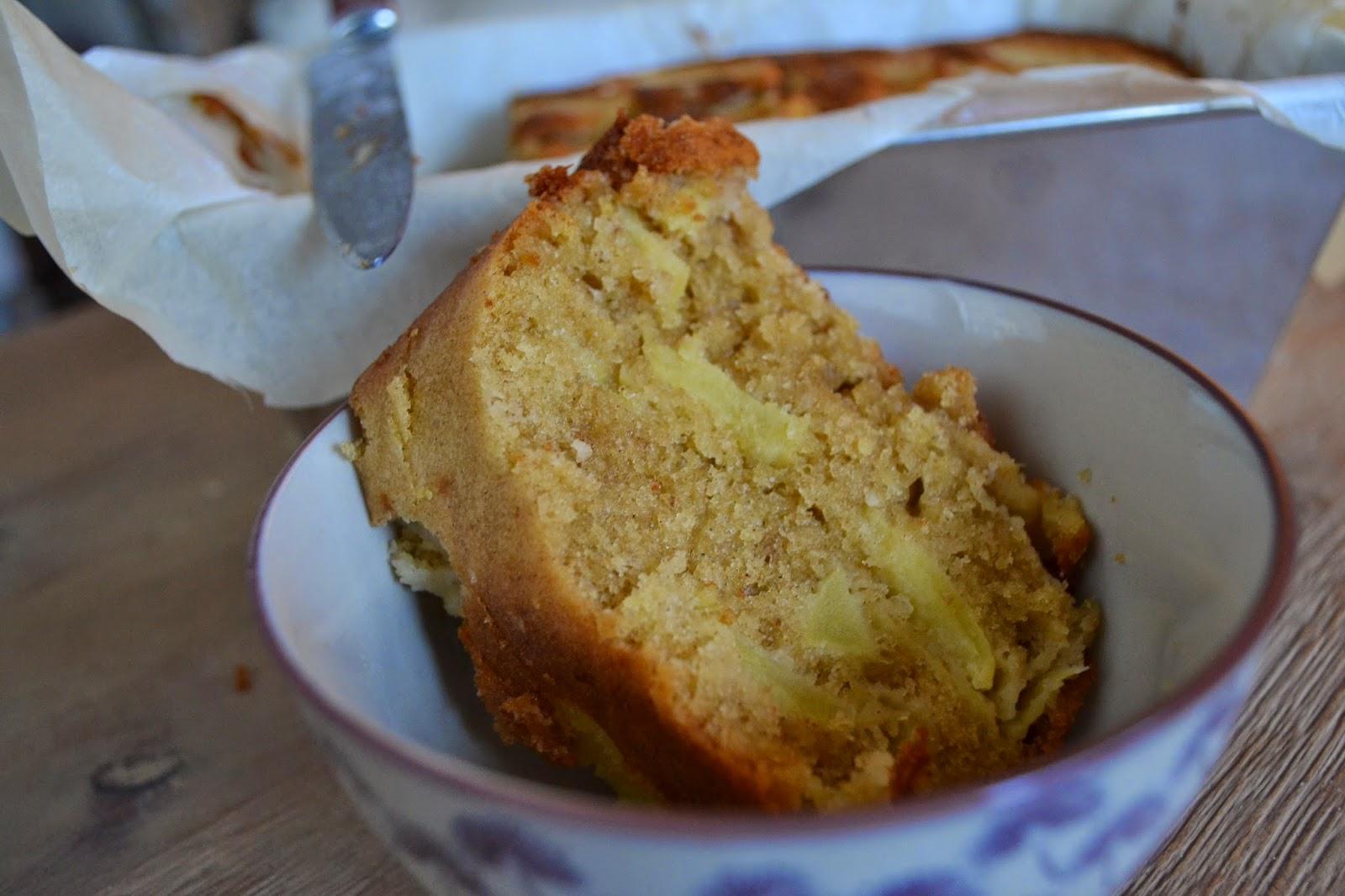 cake, pomme, fondant, cannelle, miel