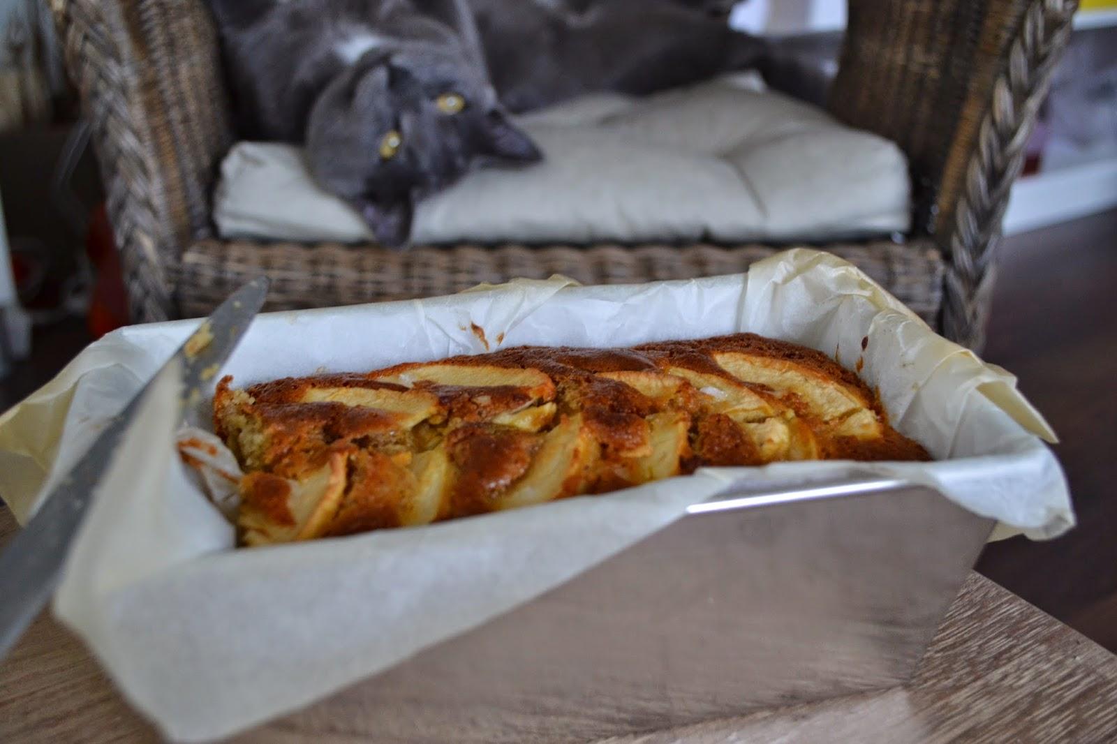 cake, pomme, fondant, cannelle, miel