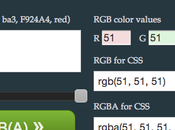Convertir code couleurs rgba outil ligne