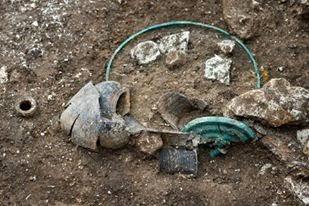 Découverte de la tombe d'un prince celte à Lavau