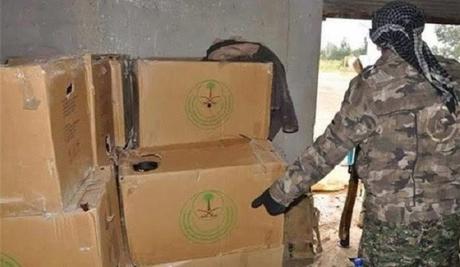 Les soldats irakiens découvrent des vivres saoudiens dans les caches de Daech