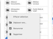 Google Drive pour Android glisser-déposer documents dossiers