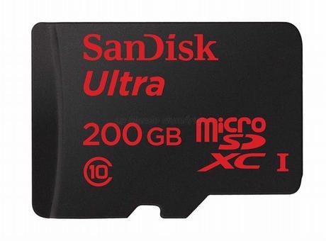 MWC 2015 : SanDisk, 200 Go sur une carte mémoire micro SD