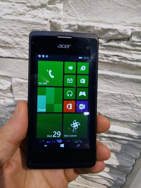 MWC 2015 : Smartphone Liquid M220, le retour d’Acer sur l’entrée de gamme sous Windows Phone
