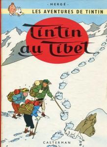 Les aventures de Tintin au Tibet de Hergé
