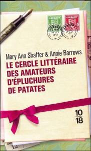 Le Cercle littéraire des amateurs d'épluchures de patates de Shaffer et Barrows