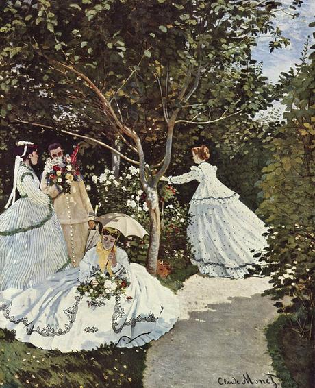 1866 femmes au jardin